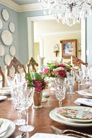 Formal Dining Table For Easter Spring Events Formal Dining Tables Dining Room Table Centerpieces Dining Room Colors