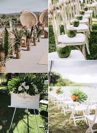 These tropical inspired place settings will match perfectly with the rest of your table decorations. Tropical Wedding Theme Www Macj Com Br