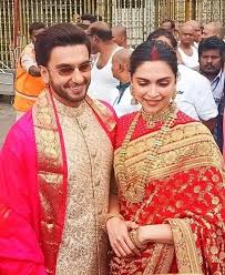 Deepika Padukone And Ranveer Singh Celebrates Their 1st Wedding Anniversary Indian Wedding Outfits Deepika Padukone Bollywood Wedding