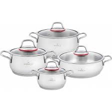 18 cm derin tencere 20 cm derin tencere 24 cm derin tencere 24 cm karnıyarık tencere. Karaca Emirgan 8 Parca Celik Tencere Seti Fiyati