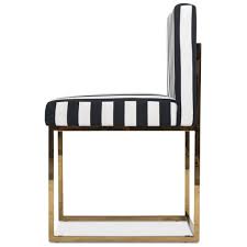 All sizes are approximate measurements. Modern Black And White Striped Dining Chair Modshop
