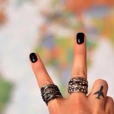 Pin By Bilgenil Soken On Dovme Tiny Finger Tattoos Airplane Tattoos Tiny Tattoos