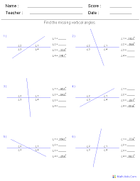 Geometry Worksheets Angles Worksheets For Practice And Study Science stands still so soon as it becomes a reasoned. geometry worksheets angles worksheets