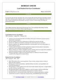 Indeed may be compensated by these employers, helping keep indeed free for jobseekers. Student Services Coordinator Resume Samples Qwikresume