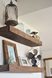 How To Make Floating Farmhouse Shelves Floating Shelves Diy Floating Shelves Floating Shelves Living Room
