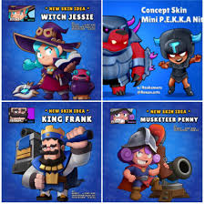 This list includes both skins currently available, and limited time skins. Clash Royale Skins In Brawl Stars Brawlstars