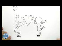 Simple cute couple drawings easy. Very Easy How To Draw Simple Couple Drawing Doodle Art For Kids In 2021 Doodle Art Cute Couple Drawings Couple Drawings