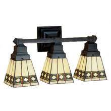 Arts and crafts bathroom lighting. Craftsman Mission Bathroom Vanity Lights Lamps Beautiful