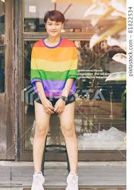 Portrait LGBT transgender shemale or women... - Stock Photo [81822534] -  PIXTA