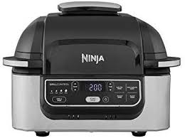 Ninja Foodi Health Grill And Air Fryer Ag301uk 5 7 Litres Brushed Steel And Black Amazon Co Uk Kitchen H In 2020 Ninja Cooking System Recipes Grilling Air Fryer