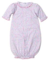 Kissy Kissy Baby Girls Pink Ditsy Floral Print Converter Gown