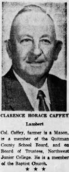 COL Clarence Horace Caffey (1894-1976)