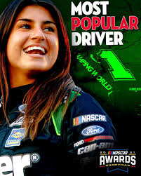 Hailie Deegan wins the Most Popular Driver Award for the NASCAR Truck  Series.