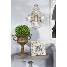 Check spelling or type a new query. Decmode 11 5 X 19 Large Vintage Distressed White Metal Wood Wall Sconce W 2 Candle Holders From Walmart Accuweather Shop