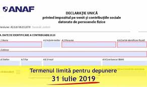 Declarația Unică 2019 In Răspunsuri Oferite De Anaf Drepturi De Autor Dividende Chirii
