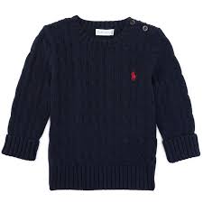 Cable knit baby blanket pattern. Ralph Lauren Baby Boy Long Sleeved Cable Knit Sweater Hunter Navy