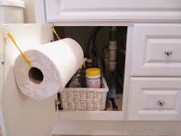 Diy Under Sink Paper Towel Holder 2 Hooks And Ribbon Towel Holder Diy Paper Towel Holder Diy Towels