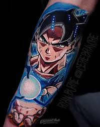 Dragon ball ultra instinct tattoo. Anime Tattoo Artist Ryan Burke