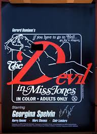 THE DEVIL IN MISS JONES - Oversized Poster SIGNED BY PORN STAR GEORGINA  SPELVIN | 1883495790