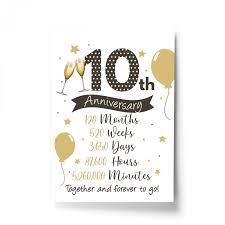 It is worth mentioning at this point that just because the wedding anniversary is associated with tin that you must buy. 10th Wedding Anniversary Gift Print Mr Mrs Anniversary Gifts