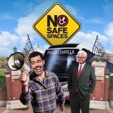Adam carolla and dennis prager examine the reality of life and discourse on college campuses in modern america. No Safe Spaces Indiegogo
