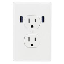 Duplex outlet, number of outlets: Multi Colored Electrical Outlets Receptacles Wiring Devices Light Controls The Home Depot