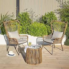 Arizona 3 Piece Bistro Set Home Garden George Outdoor Rooms Outdoor Patio Furniture Sets Outdoor Patio Decor