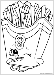 Shopkins colour color page lippy lips shopkinsworld. Fiona Fries Shopkins Coloring Pages Toys And Dolls Coloring Pages Coloring Pages For Kids And Adults