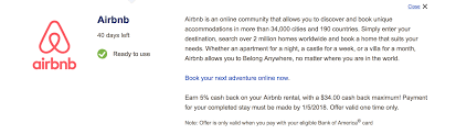 Bank of america private bank is a division of bank of america, n.a., member fdic and a wholly owned subsidiary of bank of america corporation. Save 5 On Airbnb With Bank Of America And Other Banks Targeted Doctor Of Credit