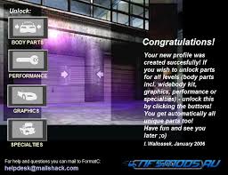 Performance shop, graphics shop, ect. Skachat Profile Creator Dlya Nfs Underground 2