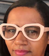 armação de grau rose grande feminino