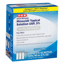 Although minoxidil can cause hair to grow anywhere, it is least effective on frontal baldness. H E B Minoxidil For Men Extra Strength Hair Regrowth Treatment Shop Skin Scalp Treatments At H E B