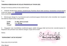 Maybe you would like to learn more about one of these? Cara Mohon Dan Semak Kemasukan Anak Ke Pra Sekolah