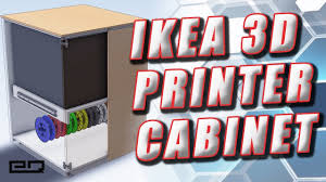 Realspace® plank 27w storage cabinet/printer stand, coastal oak. How To Build A Rolling 3d Printer Cabinet Using Ikea Parts Youtube