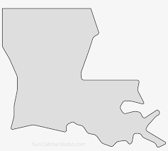 With political subdivisions termed parishes, which are local governments equivalent to counties. Map Outline Printable State Shape Stencil Pattern Louisiana State Outline Wood Free Transparent Png Download Pngkey