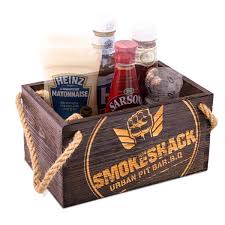 Available in bamboo wood or birch, can be adapted to hold your menu & condiments. Vintage Restaurant Condiment Holders Boxes