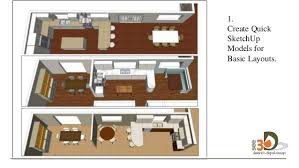 kitchen design with sketchup