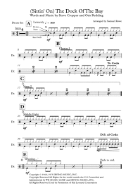 Download the yousician app and start learning guitar, bass, piano, ukulele or to sing. Sittin 039 On The Dock Of The Bay Drums By Otis Redding Digital Sheet Music For Download Print H0 269793 743000 Sheet Music Plus