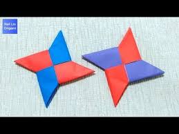 How To Make A Ninja Star Out Of Paper 