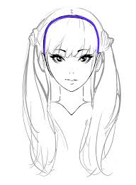 This video shows you how to draw manga hair 4 different ways. How To Draw Anime Girl Hair For Beginners 6 Examples Gvaat S Workshop