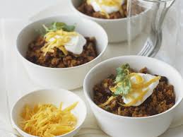 Puten Chili Mit Cheddar Rezept Rezepte Putenhackfleisch Rezepte Chili Con Carne