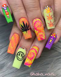 Pin On Hippie Nails