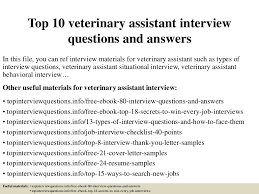 Veterinarian sample resume resume creator simple source. Top 10 Veterinary Assistant Interview Questions And Answers