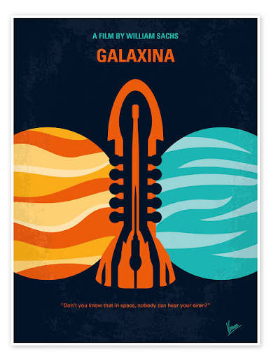 Galaxina print by Chungkong | Posterlounge