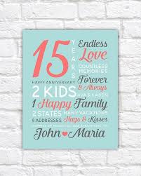 This silver anniversary is frequently celebrated with a party however, some great generic marriage gifts include things such as picture/wall frames, throw pillows, keepsake boxes; Personalized Anniversary Gifts Wedding Date Canvas Art 15th Year Anniversary 15th Anniversary 15 Years Anniversary Gifts For Her Personalized Anniversary Gifts Personalized Anniversary 15 Year Anniversary