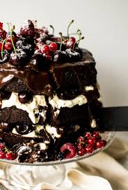Black Forest Gateau Butter And Brioche Caking It Up Black Forest Gateau Decadent Cakes