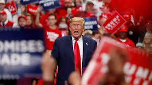 President trump is in ohio to support max miller, a gop congressional candidate in dr. Donald Trump To Restart Election Rallies On Key Slavery Date Bbc News