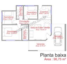 Projeto De Casa Com 3 Quartos Terreno 15 Metros Projetos De Casas Plantas De Casas Casas