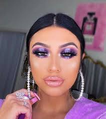 Halo Eye Makeup Trend The Eyeshadow Technique That Will Give You Stellar Gaze Viva Glam Magazine Halo Eye Makeup Purple Makeup Looks Purple Eye Makeup