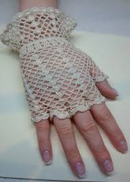 All the free patterns in tunisian crochet from crochetkim.com. Vintage Style Crochet Lace Gloves Beige Fingerless Lace Gloves Crochet Gloves Lace Fingerless Gloves